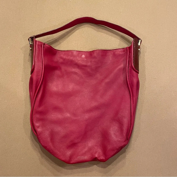 Beracamy Paris Red Hobo Bag - Picture 1 of 15